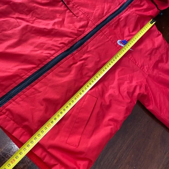 Nike Sz S - M Women Snow Jacket Windbreaker Fleece Inside Pocket Hoodie L@@K - Picture 7 of 9